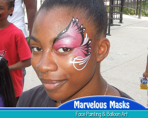 Diva Swirl Fast Chicago Face Painting