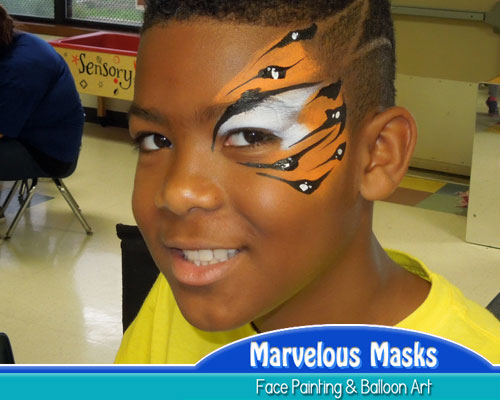 Tiger Eye Fast Chicago Face Painting