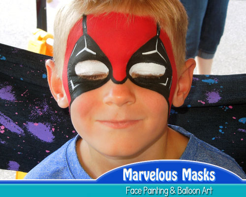 Deadpool Mask Fun Chicago Face Art