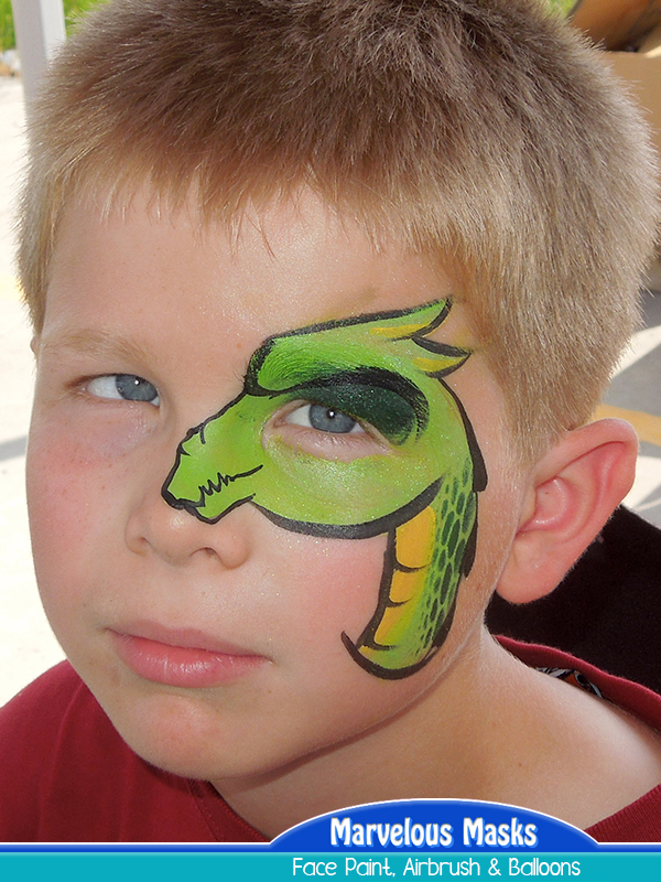 Dragon Face Painting