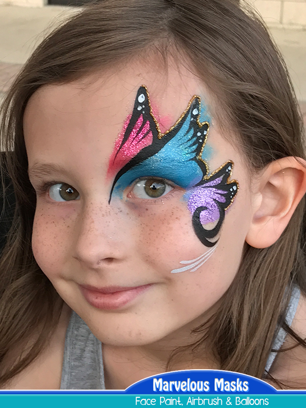 Butterfly Face Painting