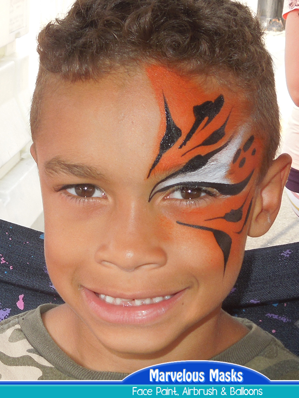 Tiger Eye Face Painting