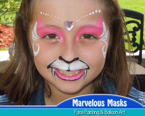 Marvelous Masks Face and Body Art. Book us for your next holiday event!